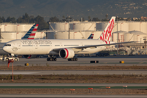 Virgin Australia Boeing 777-300ER VH-VPF at Los Angeles International Airport (KLAX/LAX) Virgin Australia Boeing 777-300ER VH-VPF at Los Angeles International Airport (KLAX/LAX)