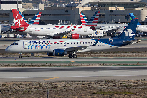 Aeroméxico Connect Embraer ERJ-190 XA-ACN at Los Angeles International Airport (KLAX/LAX)