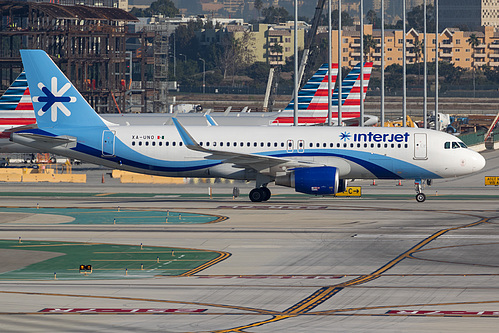 Interjet Airbus A320-200 XA-UNO at Los Angeles International Airport (KLAX/LAX)