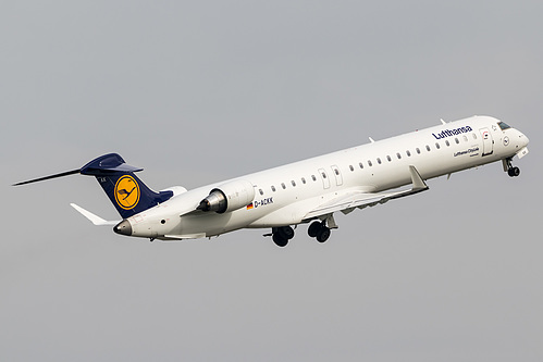 Lufthansa CityLine Canadair CRJ-900 D-ACKK at Munich International Airport (EDDM/MUC) Lufthansa CityLine Canadair CRJ-900 D-ACKK at Munich International Airport (EDDM/MUC)
