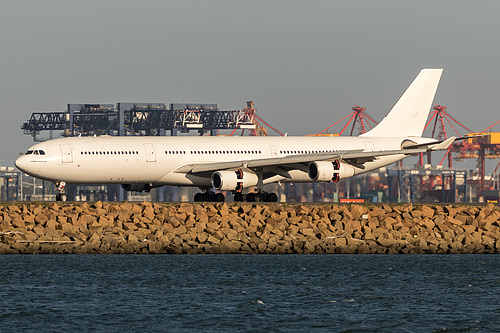 Hi Fly Malta Airbus A340-300 9H-FOX at Sydney Kingsford Smith International Airport (YSSY/SYD)