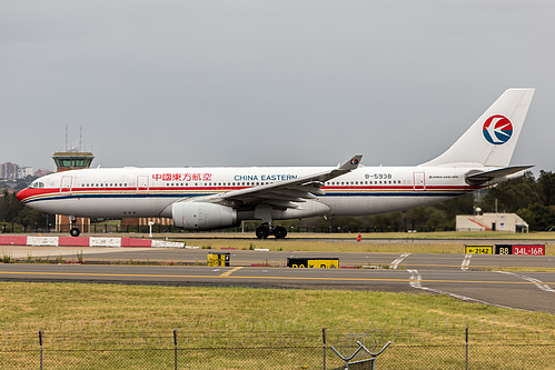 China Eastern Airlines Airbus A330-200 B-5938 at Sydney Kingsford Smith International Airport (YSSY/SYD) China Eastern Airlines Airbus A330-200 B-5938 at Sydney Kingsford Smith International Airport (YSSY/SYD)