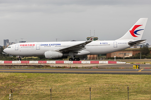 China Eastern Airlines Airbus A330-200 B-5973 at Sydney Kingsford Smith International Airport (YSSY/SYD) China Eastern Airlines Airbus A330-200 B-5973 at Sydney Kingsford Smith International Airport (YSSY/SYD)