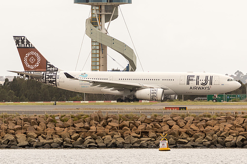 Fiji Airways Airbus A330-200 DQ-FJT at Sydney Kingsford Smith International Airport (YSSY/SYD)