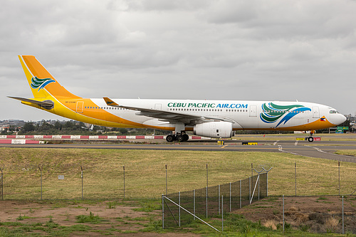 Cebu Pacific Airbus A330-300 RP-C3346 at Sydney Kingsford Smith International Airport (YSSY/SYD) Cebu Pacific Airbus A330-300 RP-C3346 at Sydney Kingsford Smith International Airport (YSSY/SYD)