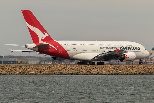 Qantas Airbus A380-800 VH-OQF at Sydney Kingsford Smith International Airport (YSSY/SYD)