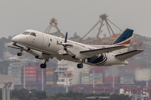 REX Saab 340B VH-SBA at Sydney Kingsford Smith International Airport (YSSY/SYD)