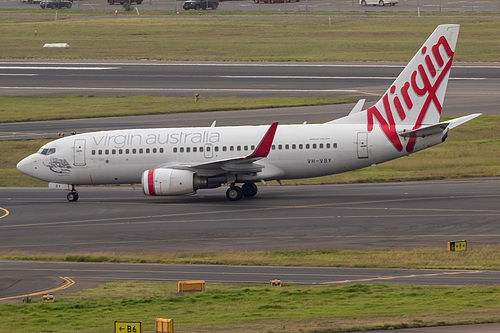 Virgin Australia Boeing 737-700 VH-VBY at Sydney Kingsford Smith International Airport (YSSY/SYD) Virgin Australia Boeing 737-700 VH-VBY at Sydney Kingsford Smith International Airport (YSSY/SYD)