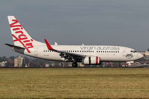 Virgin Australia Boeing 737-700 VH-VBZ at Sydney Kingsford Smith International Airport (YSSY/SYD) Virgin Australia Boeing 737-700 VH-VBZ at Sydney Kingsford Smith International Airport (YSSY/SYD)