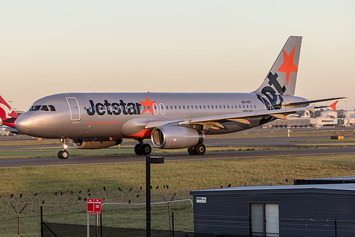 Jetstar Airways Airbus A320-200 VH-VFI at Sydney Kingsford Smith International Airport (YSSY/SYD) Jetstar Airways Airbus A320-200 VH-VFI at Sydney Kingsford Smith International Airport (YSSY/SYD)
