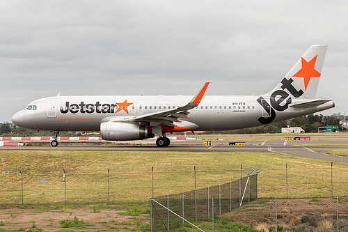 Jetstar Airways Airbus A320-200 VH-VFN at Sydney Kingsford Smith International Airport (YSSY/SYD) Jetstar Airways Airbus A320-200 VH-VFN at Sydney Kingsford Smith International Airport (YSSY/SYD)