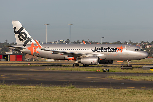 Jetstar Airways Airbus A320-200 VH-VFP at Sydney Kingsford Smith International Airport (YSSY/SYD) Jetstar Airways Airbus A320-200 VH-VFP at Sydney Kingsford Smith International Airport (YSSY/SYD)