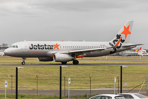 Jetstar Airways Airbus A320-200 VH-VFV at Sydney Kingsford Smith International Airport (YSSY/SYD) Jetstar Airways Airbus A320-200 VH-VFV at Sydney Kingsford Smith International Airport (YSSY/SYD)