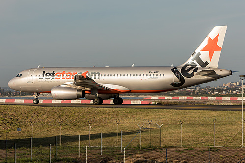 Jetstar Airways Airbus A320-200 VH-VGN at Sydney Kingsford Smith International Airport (YSSY/SYD) Jetstar Airways Airbus A320-200 VH-VGN at Sydney Kingsford Smith International Airport (YSSY/SYD)