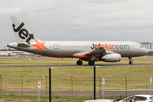 Jetstar Airways Airbus A320-200 VH-VGP at Sydney Kingsford Smith International Airport (YSSY/SYD) Jetstar Airways Airbus A320-200 VH-VGP at Sydney Kingsford Smith International Airport (YSSY/SYD)