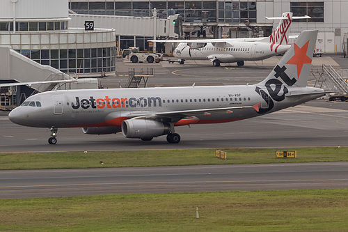 Jetstar Airways Airbus A320-200 VH-VGP at Sydney Kingsford Smith International Airport (YSSY/SYD) Jetstar Airways Airbus A320-200 VH-VGP at Sydney Kingsford Smith International Airport (YSSY/SYD)