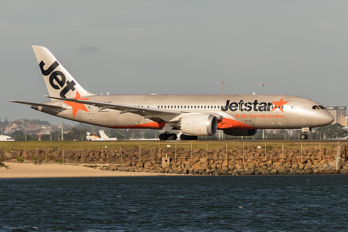 Jetstar Airways Boeing 787-8 VH-VKF at Sydney Kingsford Smith International Airport (YSSY/SYD) Jetstar Airways Boeing 787-8 VH-VKF at Sydney Kingsford Smith International Airport (YSSY/SYD)