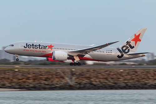 Jetstar Airways Boeing 787-8 VH-VKI at Sydney Kingsford Smith International Airport (YSSY/SYD) Jetstar Airways Boeing 787-8 VH-VKI at Sydney Kingsford Smith International Airport (YSSY/SYD)