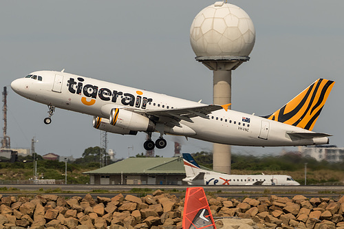 Tigerair Australia Airbus A320-200 VH-VNC at Sydney Kingsford Smith International Airport (YSSY/SYD) Tigerair Australia Airbus A320-200 VH-VNC at Sydney Kingsford Smith International Airport (YSSY/SYD)