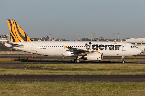 Tigerair Australia Airbus A320-200 VH-VNG at Sydney Kingsford Smith International Airport (YSSY/SYD) Tigerair Australia Airbus A320-200 VH-VNG at Sydney Kingsford Smith International Airport (YSSY/SYD)