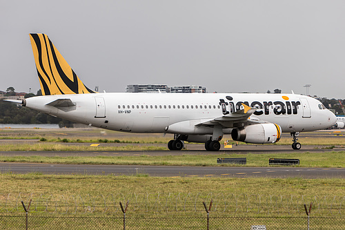 Tigerair Australia Airbus A320-200 VH-VNP at Sydney Kingsford Smith International Airport (YSSY/SYD) Tigerair Australia Airbus A320-200 VH-VNP at Sydney Kingsford Smith International Airport (YSSY/SYD)
