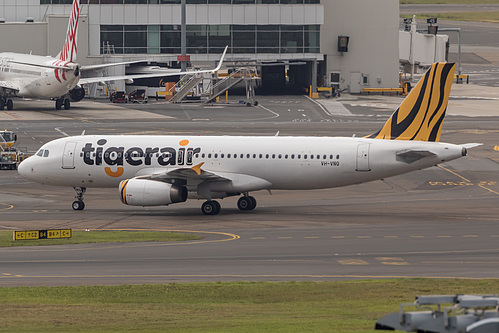 Tigerair Australia Airbus A320-200 VH-VNQ at Sydney Kingsford Smith International Airport (YSSY/SYD) Tigerair Australia Airbus A320-200 VH-VNQ at Sydney Kingsford Smith International Airport (YSSY/SYD)