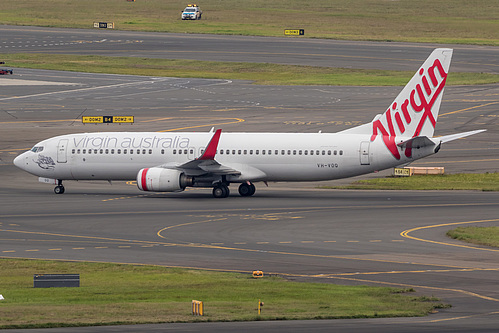 Virgin Australia Boeing 737-800 VH-VOQ at Sydney Kingsford Smith International Airport (YSSY/SYD) Virgin Australia Boeing 737-800 VH-VOQ at Sydney Kingsford Smith International Airport (YSSY/SYD)
