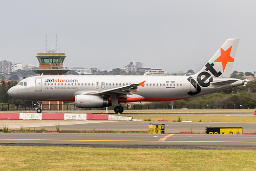 Jetstar Airways Airbus A320-200 VH-VQH at Sydney Kingsford Smith International Airport (YSSY/SYD) Jetstar Airways Airbus A320-200 VH-VQH at Sydney Kingsford Smith International Airport (YSSY/SYD)