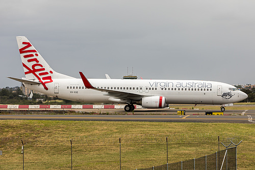Virgin Australia Boeing 737-800 VH-VUE at Sydney Kingsford Smith International Airport (YSSY/SYD) Virgin Australia Boeing 737-800 VH-VUE at Sydney Kingsford Smith International Airport (YSSY/SYD)