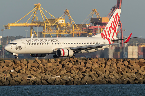 Virgin Australia Boeing 737-800 VH-VUI at Sydney Kingsford Smith International Airport (YSSY/SYD) Virgin Australia Boeing 737-800 VH-VUI at Sydney Kingsford Smith International Airport (YSSY/SYD)