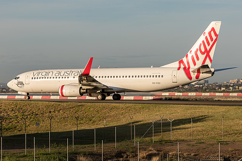 Virgin Australia Boeing 737-800 VH-VUU at Sydney Kingsford Smith International Airport (YSSY/SYD) Virgin Australia Boeing 737-800 VH-VUU at Sydney Kingsford Smith International Airport (YSSY/SYD)