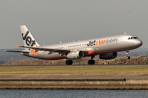 Jetstar Airways Airbus A321-200 VH-VWU at Sydney Kingsford Smith International Airport (YSSY/SYD)