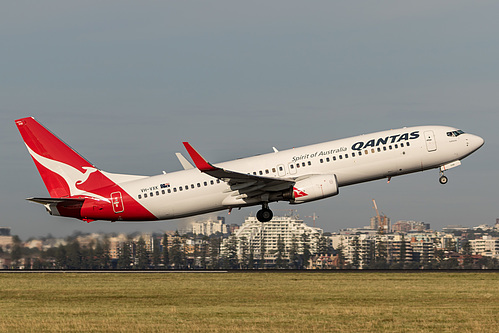 Qantas Boeing 737-800 VH-VXK at Sydney Kingsford Smith International Airport (YSSY/SYD)