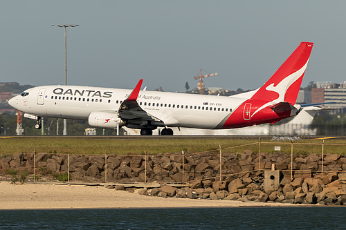 Qantas Boeing 737-800 VH-VYH at Sydney Kingsford Smith International Airport (YSSY/SYD)