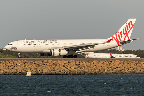 Virgin Australia Airbus A330-200 VH-XFH at Sydney Kingsford Smith International Airport (YSSY/SYD) Virgin Australia Airbus A330-200 VH-XFH at Sydney Kingsford Smith International Airport (YSSY/SYD)