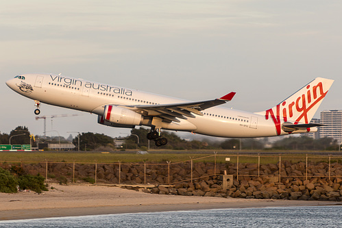 Virgin Australia Airbus A330-200 VH-XFH at Sydney Kingsford Smith International Airport (YSSY/SYD) Virgin Australia Airbus A330-200 VH-XFH at Sydney Kingsford Smith International Airport (YSSY/SYD)