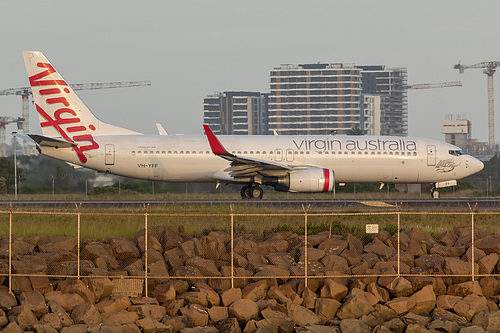 Virgin Australia Boeing 737-800 VH-YFF at Sydney Kingsford Smith International Airport (YSSY/SYD) Virgin Australia Boeing 737-800 VH-YFF at Sydney Kingsford Smith International Airport (YSSY/SYD)