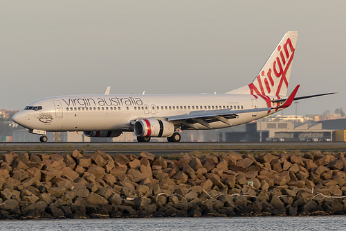 Virgin Australia Boeing 737-800 VH-YFG at Sydney Kingsford Smith International Airport (YSSY/SYD) Virgin Australia Boeing 737-800 VH-YFG at Sydney Kingsford Smith International Airport (YSSY/SYD)