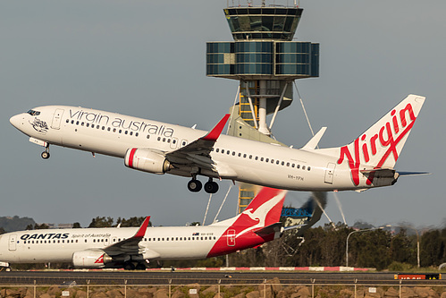 Virgin Australia Boeing 737-800 VH-YFH at Sydney Kingsford Smith International Airport (YSSY/SYD) Virgin Australia Boeing 737-800 VH-YFH at Sydney Kingsford Smith International Airport (YSSY/SYD)