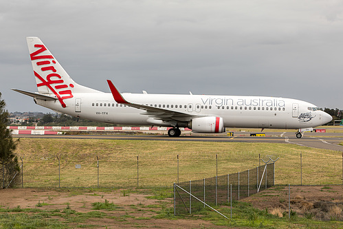Virgin Australia Boeing 737-800 VH-YFH at Sydney Kingsford Smith International Airport (YSSY/SYD) Virgin Australia Boeing 737-800 VH-YFH at Sydney Kingsford Smith International Airport (YSSY/SYD)