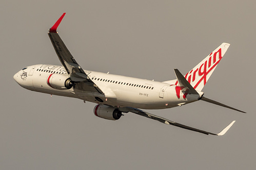 Virgin Australia Boeing 737-800 VH-YFZ at Sydney Kingsford Smith International Airport (YSSY/SYD) Virgin Australia Boeing 737-800 VH-YFZ at Sydney Kingsford Smith International Airport (YSSY/SYD)