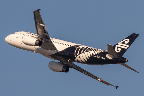 Air New Zealand Airbus A320-200 ZK-OJB at Sydney Kingsford Smith International Airport (YSSY/SYD)