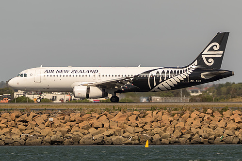 Air New Zealand Airbus A320-200 ZK-OJG at Sydney Kingsford Smith International Airport (YSSY/SYD)