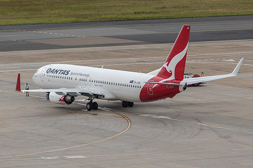 Qantas Boeing 737-800 ZK-ZQG at Sydney Kingsford Smith International Airport (YSSY/SYD)