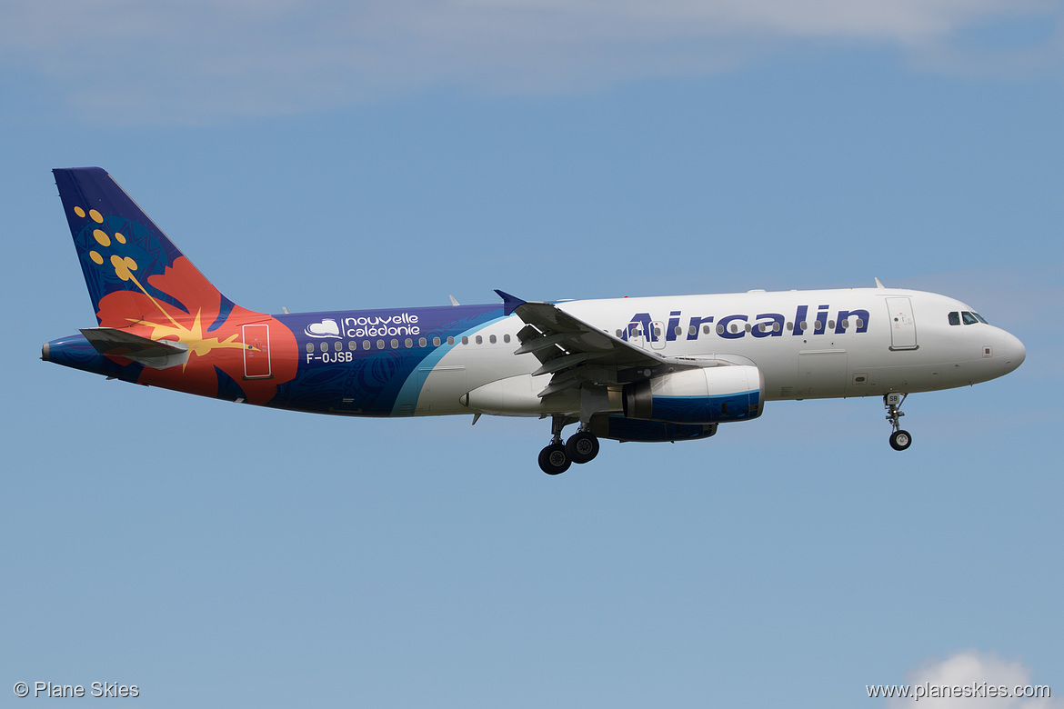 Air Calédonie International Airbus A320-200 F-OJSB at Auckland International Airport (NZAA/AKL)