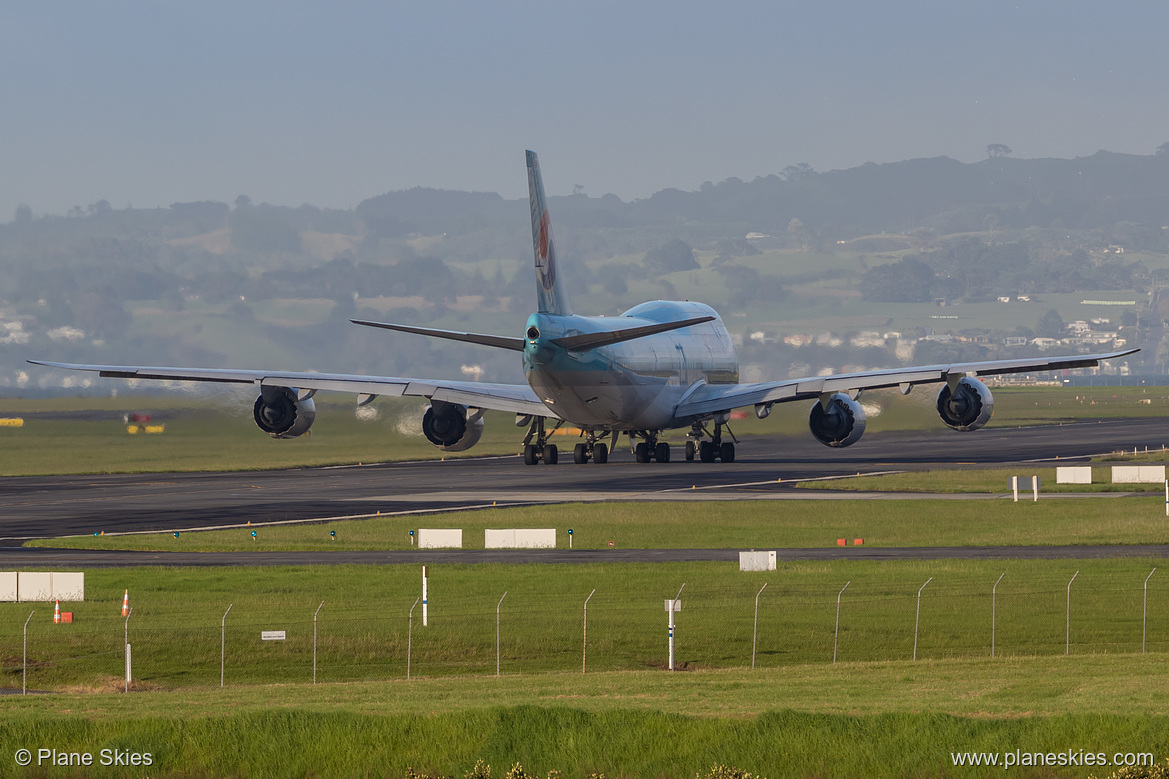 Korean Air Boeing 747-8i HL7632 at Auckland International Airport (NZAA/AKL)
