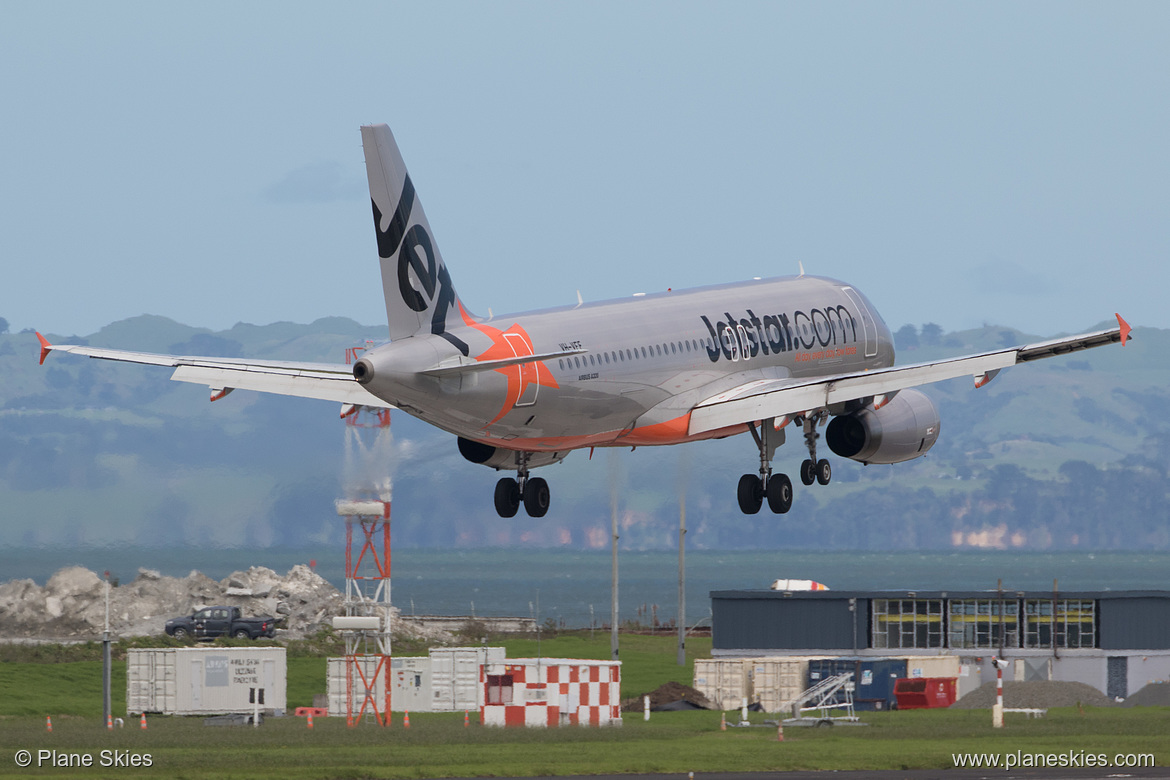 Jetstar Airways Airbus A320-200 VH-VFF at Auckland International Airport (NZAA/AKL)