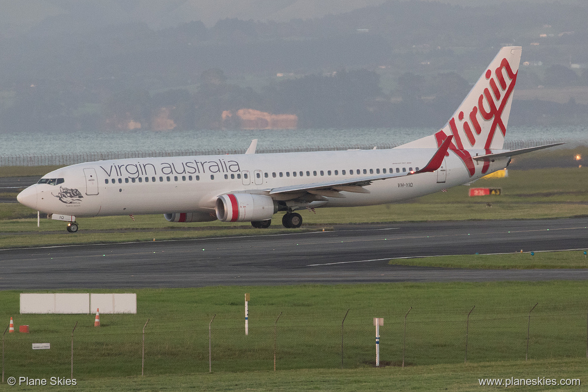 Virgin Australia Boeing 737-800 VH-YIQ at Auckland International Airport (NZAA/AKL) Virgin Australia Boeing 737-800 VH-YIQ at Auckland International Airport (NZAA/AKL)