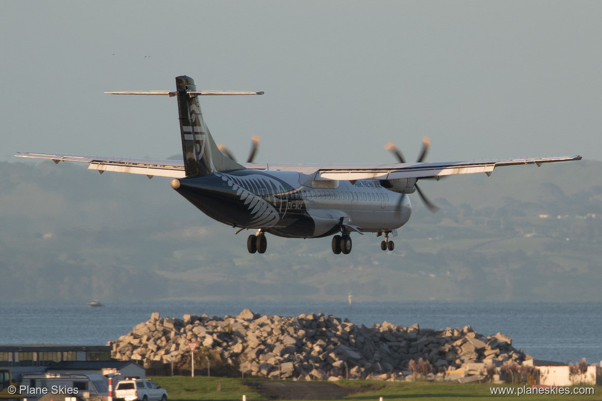 Mount Cook Airline ATR ATR 72-210 ZK-MCF at Auckland International Airport (NZAA/AKL) Mount Cook Airline ATR ATR 72-210 ZK-MCF at Auckland International Airport (NZAA/AKL)