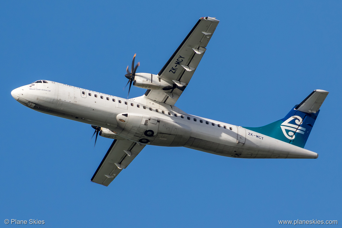 Mount Cook Airline ATR ATR 72-210 ZK-MCY at Auckland International Airport (NZAA/AKL)